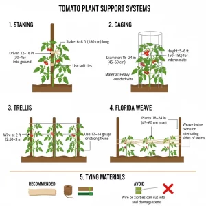 tomato support structures