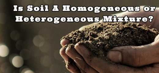Is Soil A Heterogeneous Mixture or Homogeneous?