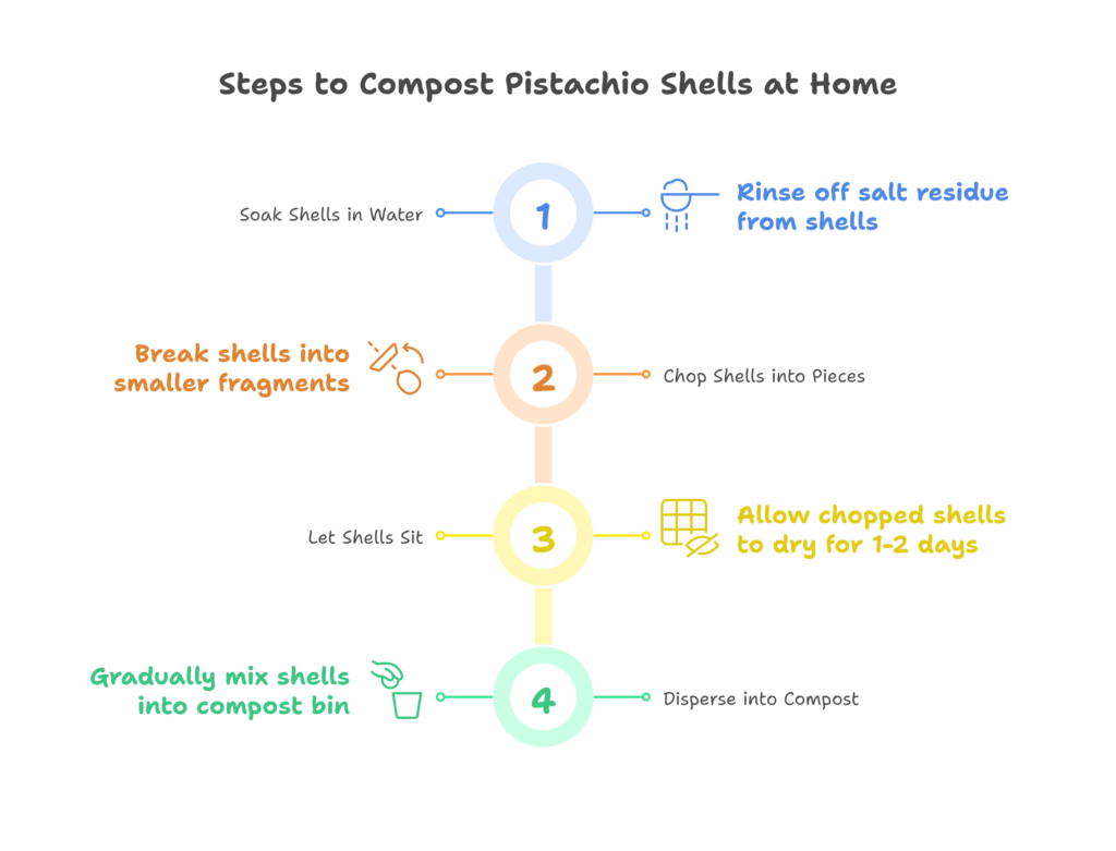 composting pistachio shells at home