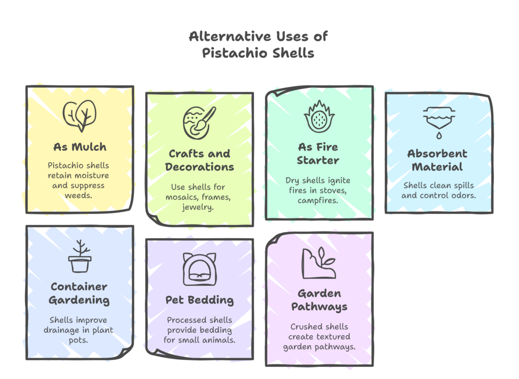 uses of pistachio shells