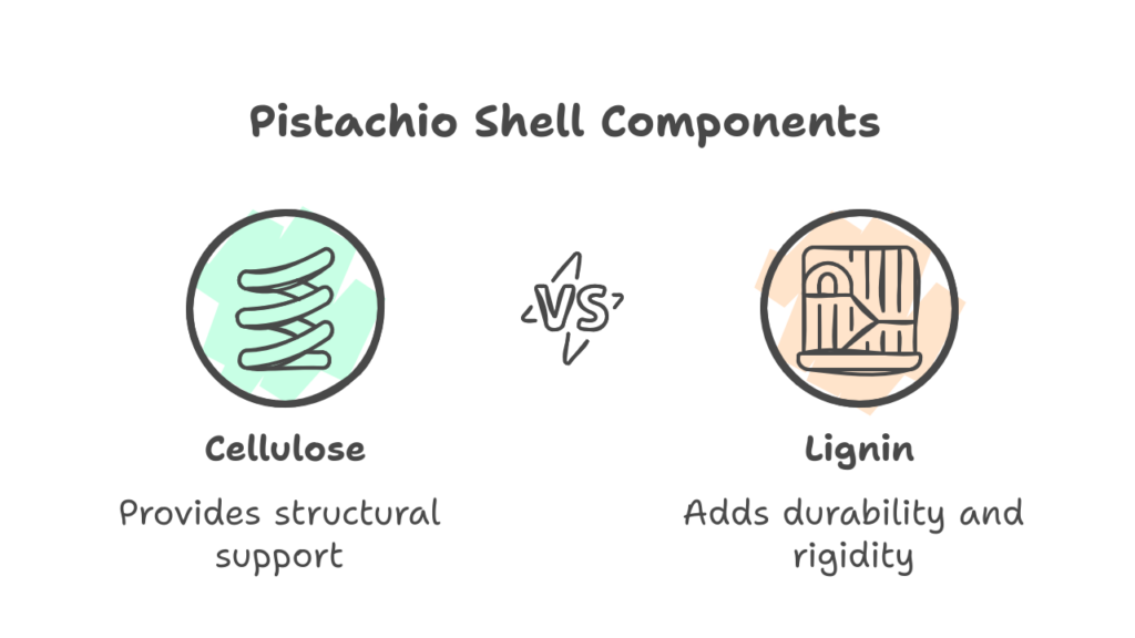 pistachio shell components