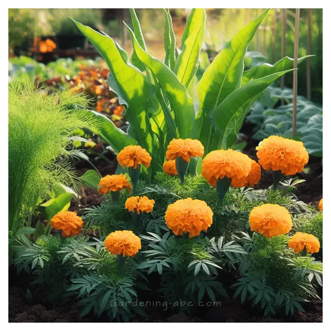 marigold as a companion plant