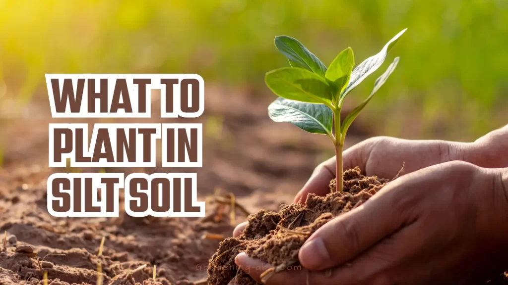 what to plant in silt soil