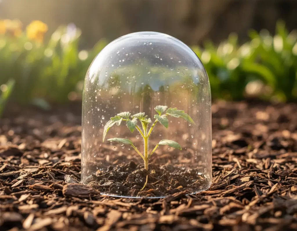 Mini green house for tomatoes