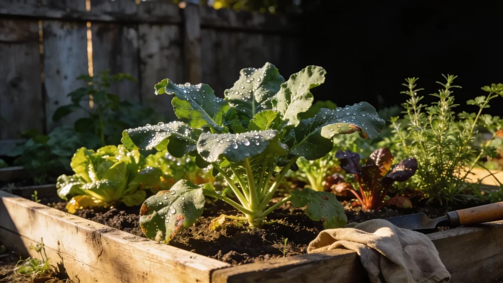 Traditional in ground gardening